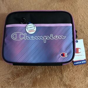 Champion Purple and Black lunch box
